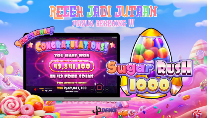 Sugar Rush Lagi Manis Buat Member Receh Jackpot Puluhan Juta