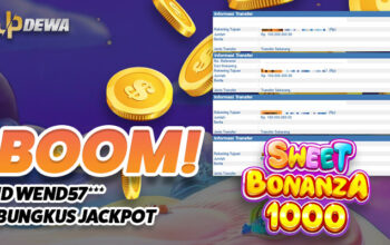 Jackpot Fantastis! Member JPDEWA ID Wend57*** Sukses WD 400 Juta dari Sweet Bonanza