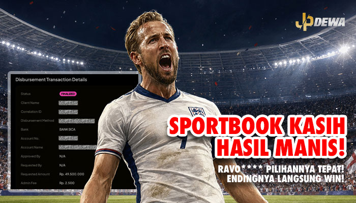SPORTBOOK KASIH HASIL MANIS! USERID RAVO**** PILIHANNYA TEPAT, ENDINGNYA LANGSUNG WIN